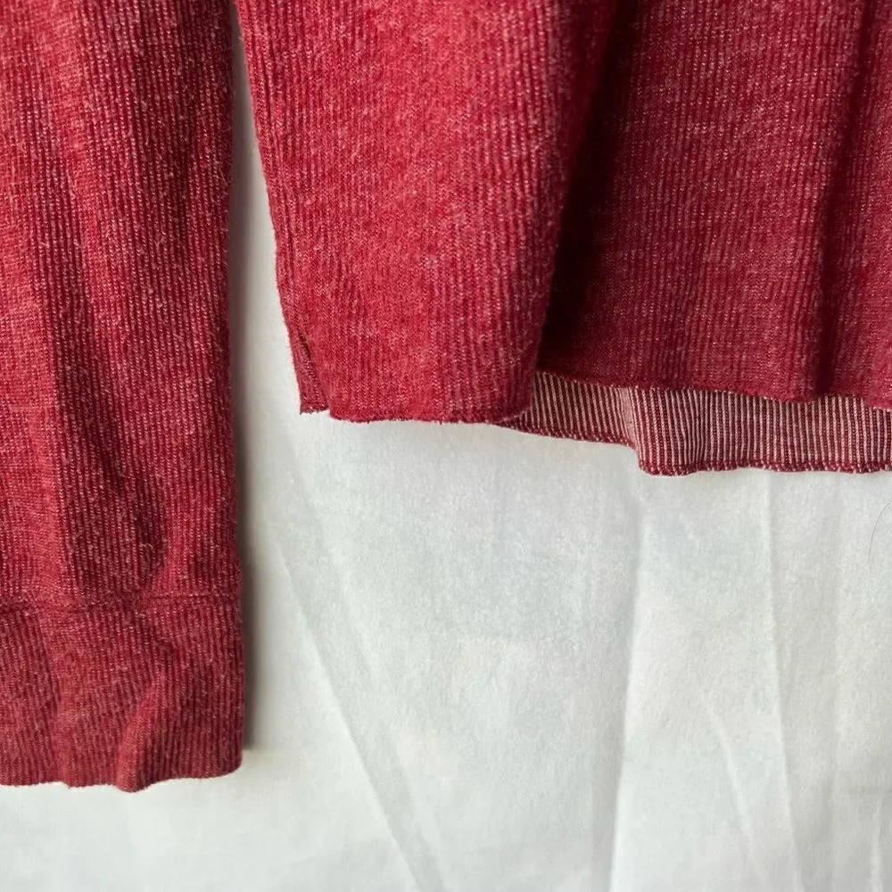 Hollister red crewneck sweater size medium long sleeve